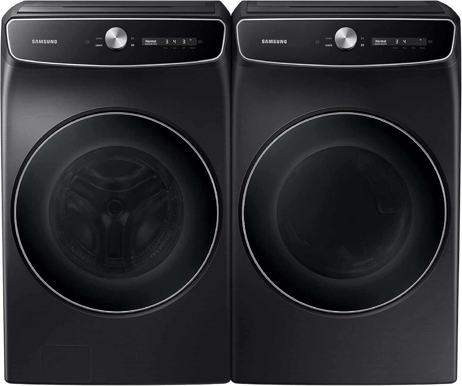 SAMSUNG 7.5 Cu. Ft. Smart Dial Electric Dryer with FlexDry, Dry 2 Loads in 1 Large Capacity Machine, Super Speed 30 Minute Clothes Drying Cycle, WiFi Connected Control, DVE60A9900V/A3, Brushed Black - Image 11
