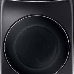 SAMSUNG 7.5 Cu. Ft. Smart Dial Electric Dryer with FlexDry, Dry 2 Loads in 1 Large Capacity Machine, Super Speed 30 Minute Clothes Drying Cycle, WiFi Connected Control, DVE60A9900V/A3, Brushed Black