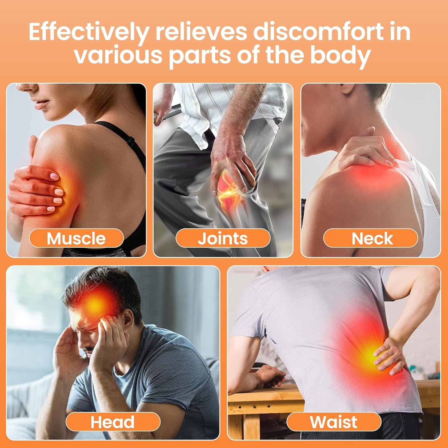 Infrared Light Therapy,275W Infrared Heat Lamp, Red Light Therapy Heat Lamp for Relieve Joint Pain and Muscle Aches Body, Standing Red Light Heat Lamp, Light Therapy Device at Home - Image 5