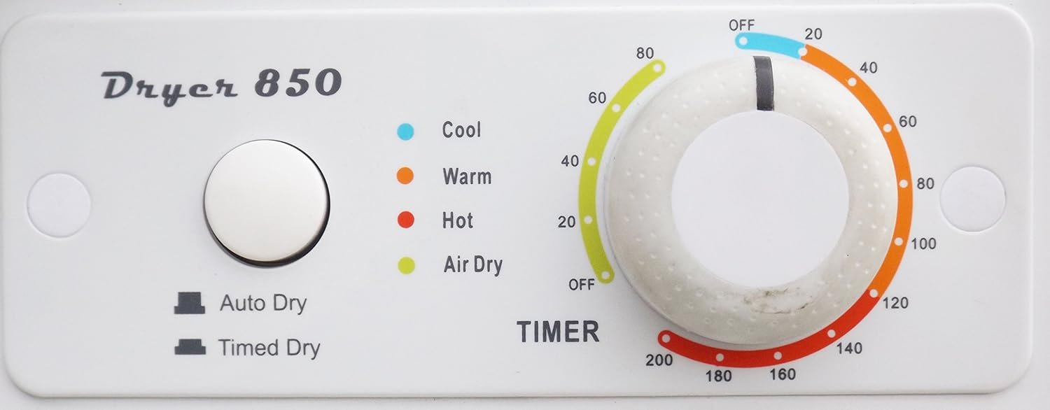 Equator 3.5 cu.ft. 110V Compact Auto/Time Vented Dryer in White - Image 7