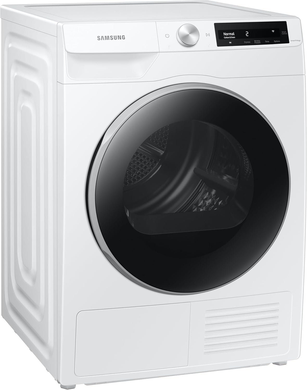 SAMSUNG 4.0 Cu Ft Heat Pump Dryer, Compact Clothes Drying Machine, Stackable for Small Spaces w/Sensor Dry, 12 Preset Cycles, 40 Minute Express Dry, DV22N6800HW/A2, White - Image 2