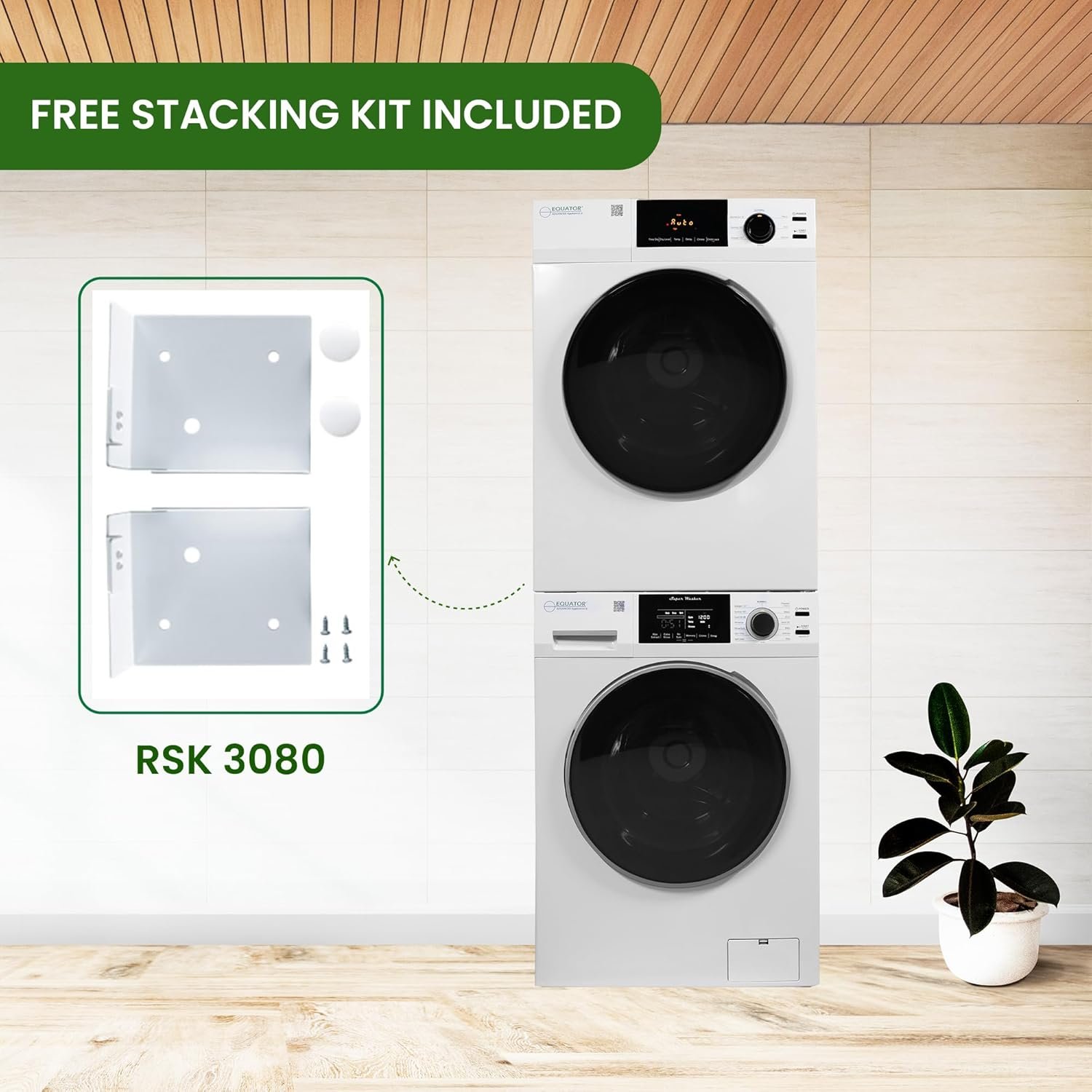Equator Deluxe MATCHING 110V Washer 1.9 cu.ft + Vented Sensor Dryer 4 cu.ft - Image 4