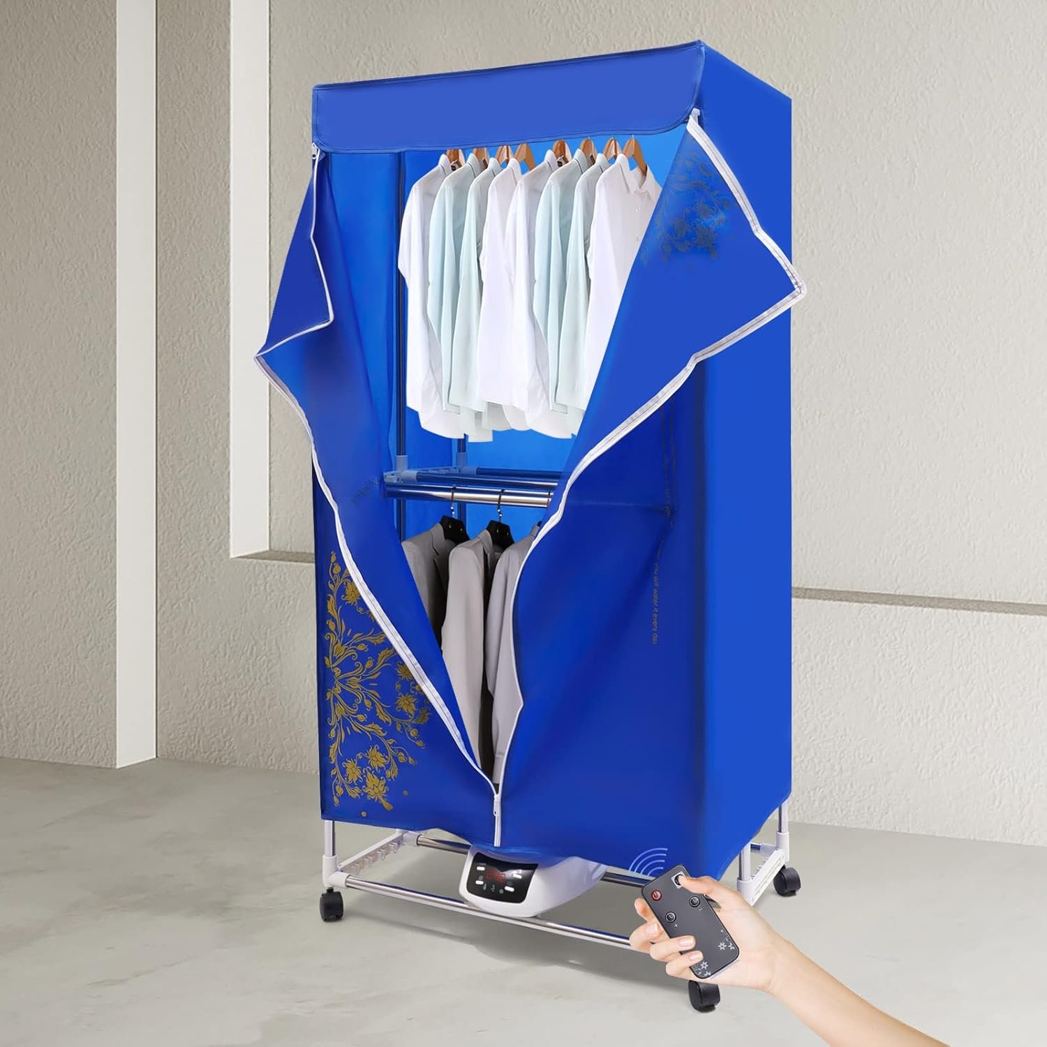 Portable Clothes Dryer, electric Dryer Machine with Timer, Mini Dryer for Apartment, Home, RVs,- Quick and Easy to Use Small/Compact Dryer Machine,1200-1500W - Image 6