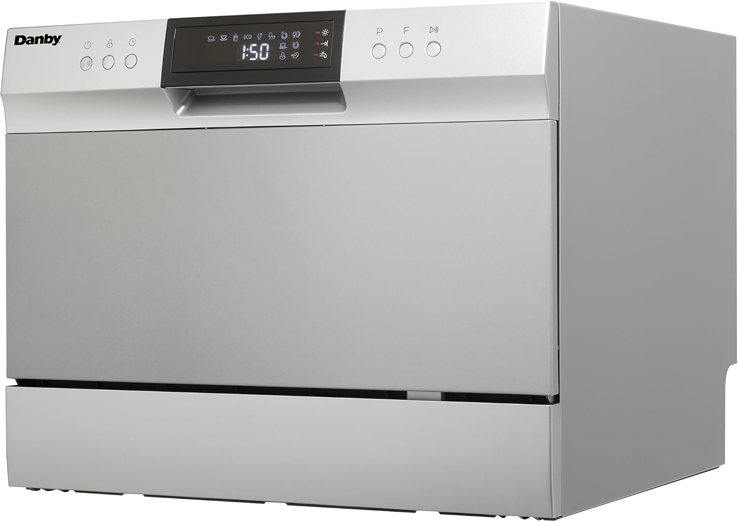 Danby DDW631SDB Countertop Dishwasher with 6 place Settings and Silverware Basket, LED Display, Energy Star - Image 3