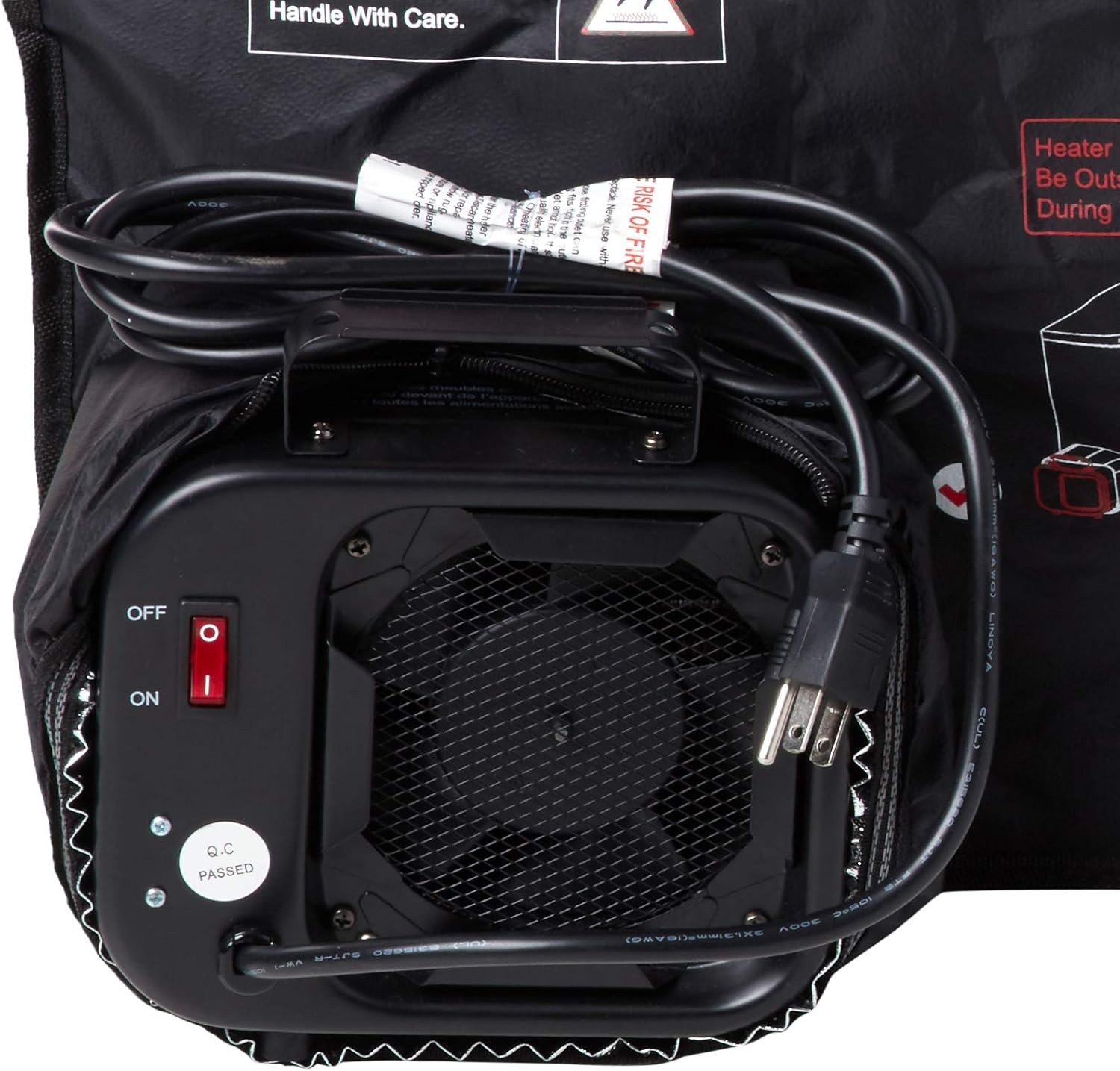 Dr Infrared Heater Upgraded Version 2-Tier 18 Cubic feet Portable Bedbug Heater with Thermometer and Timer, Black, Big (DR-122) - Image 4