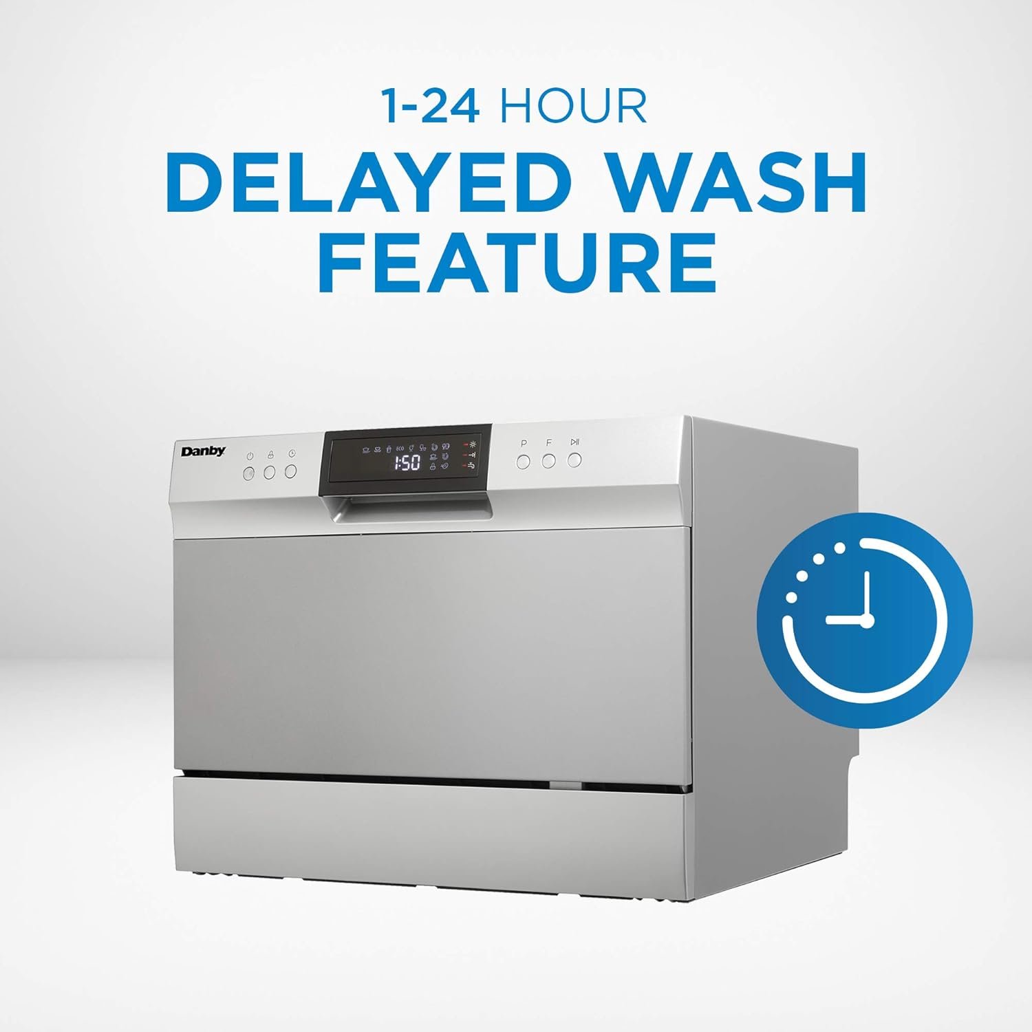 Danby DDW631SDB Countertop Dishwasher with 6 place Settings and Silverware Basket, LED Display, Energy Star - Image 14