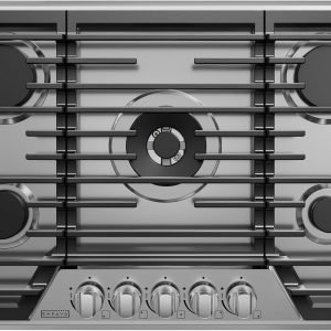 Empava 30 Inch Gas Cooktop, Stove Top LPG/NG Convertible, 5 SABAF Sealed Burners Made in Italy, Ion Ignition Technology,CSA Certified in Stainless Steel, for Homes, Kitchens