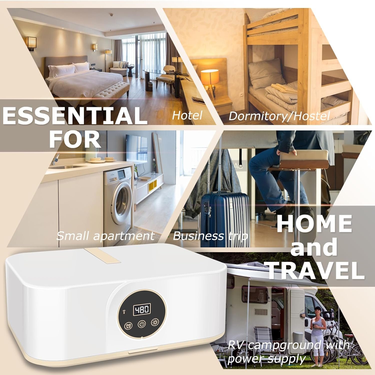 Portable Clothes Dryer - Mini Portable Dryer Machine for Laundry Apartments and Travelling, Hotel Room - Image 2