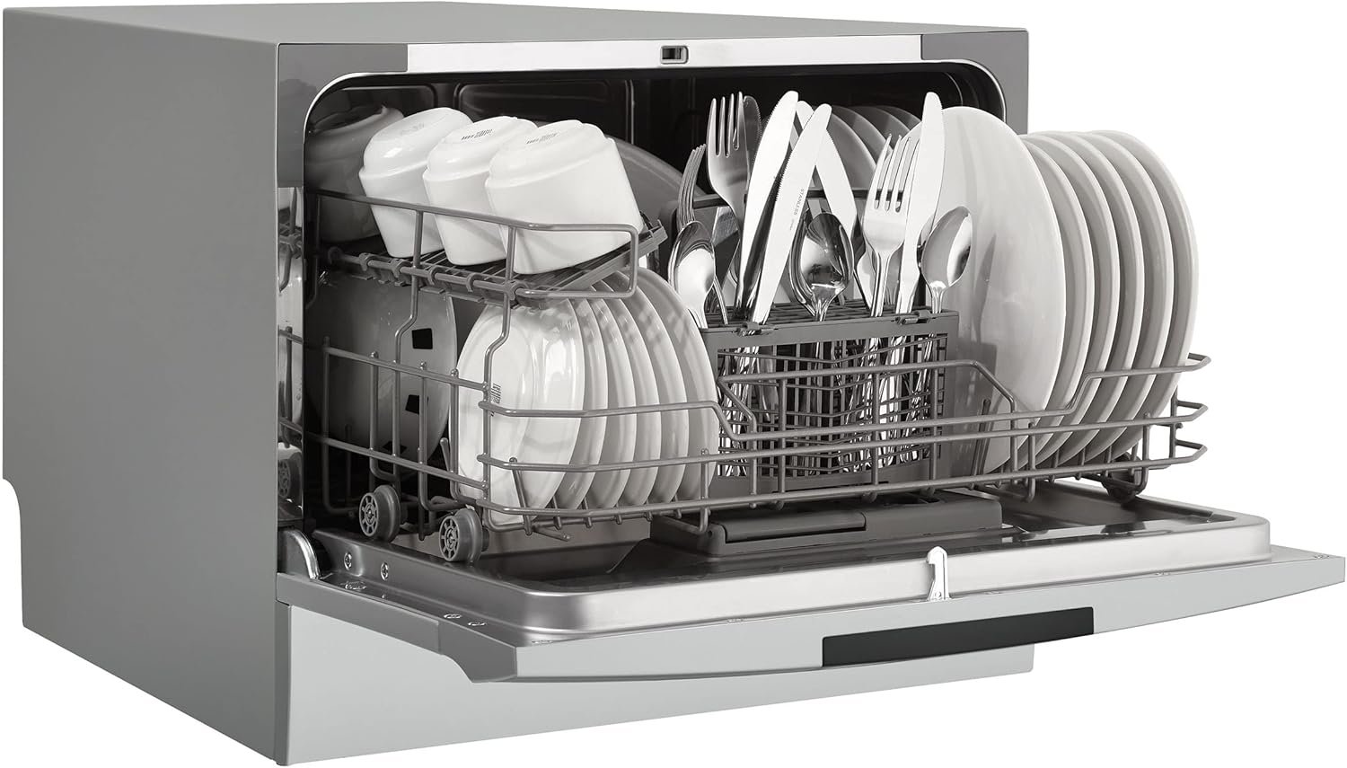 Danby DDW631SDB Countertop Dishwasher with 6 place Settings and Silverware Basket, LED Display, Energy Star - Image 10