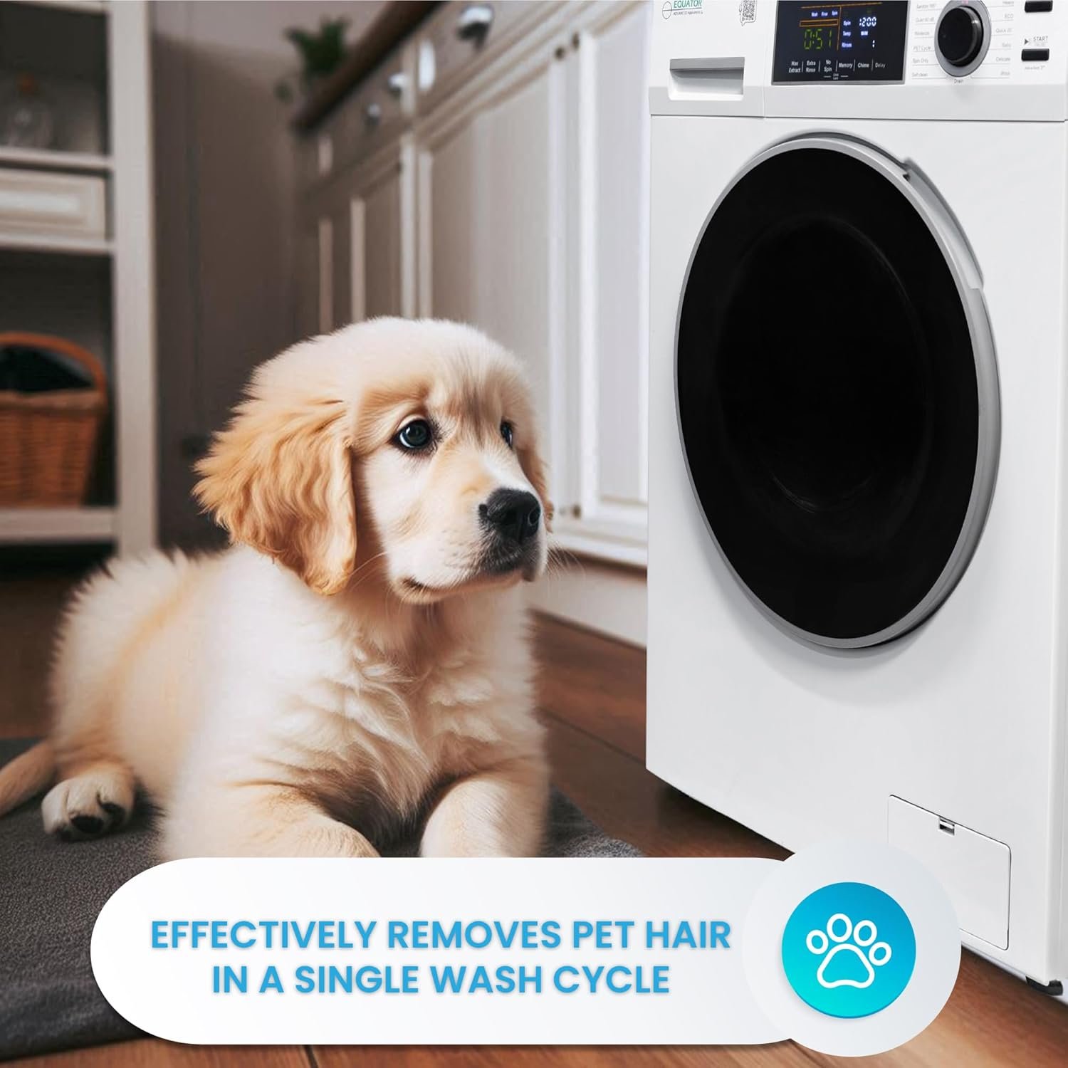 Equator ECONOMY STACKABLE 13 lbs Washer + Compact Vented Sensor Dryer 3.5cf 110V - Image 7
