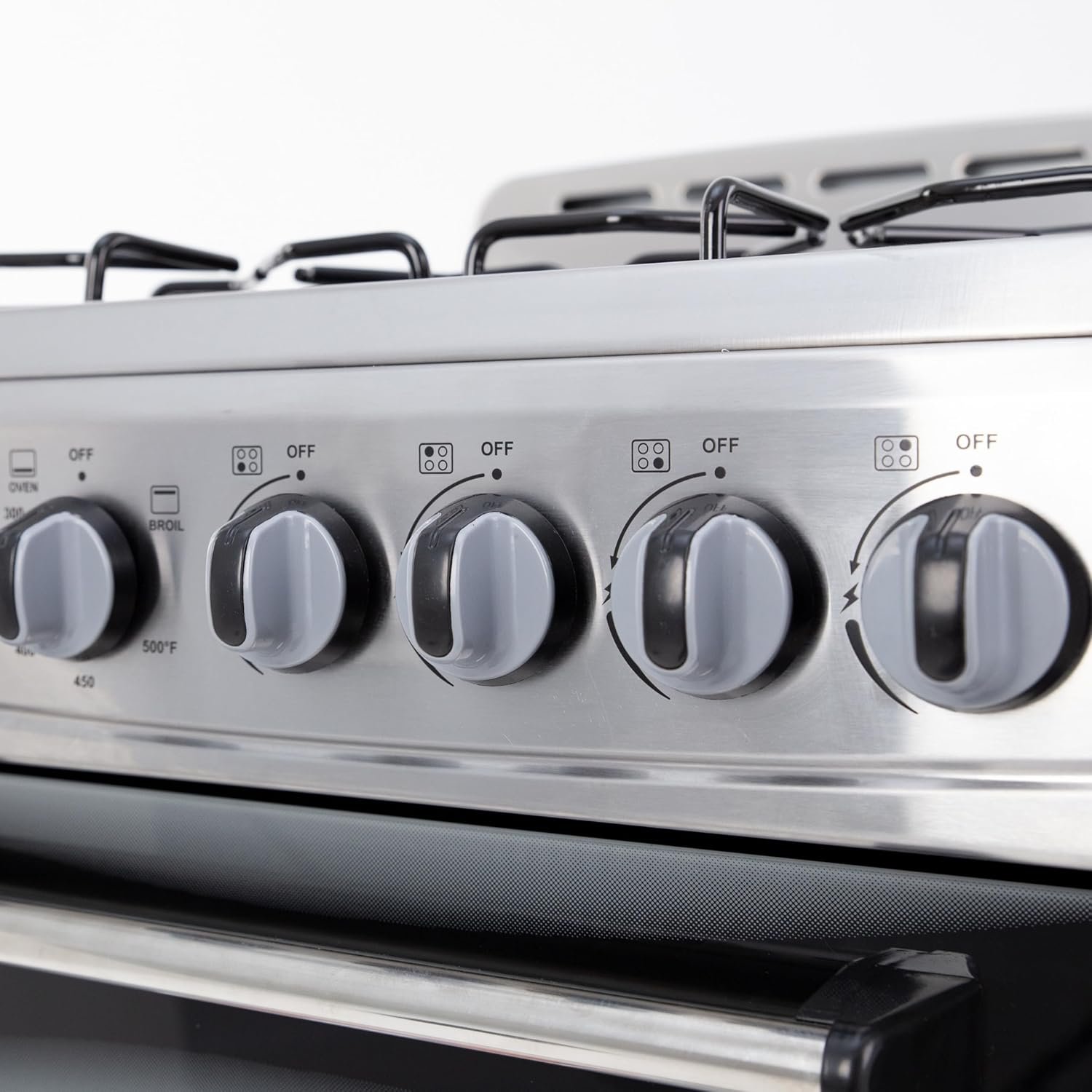 Avanti GR2013CSS Gas Range Oven Compact Freestanding Design, 4 Sealed Burners with Electronic Ignition, 2.1 Cu.Ft. Capacity Features Storage Drawer Broiler and Accessories, 20-Inch, Black - Image 4