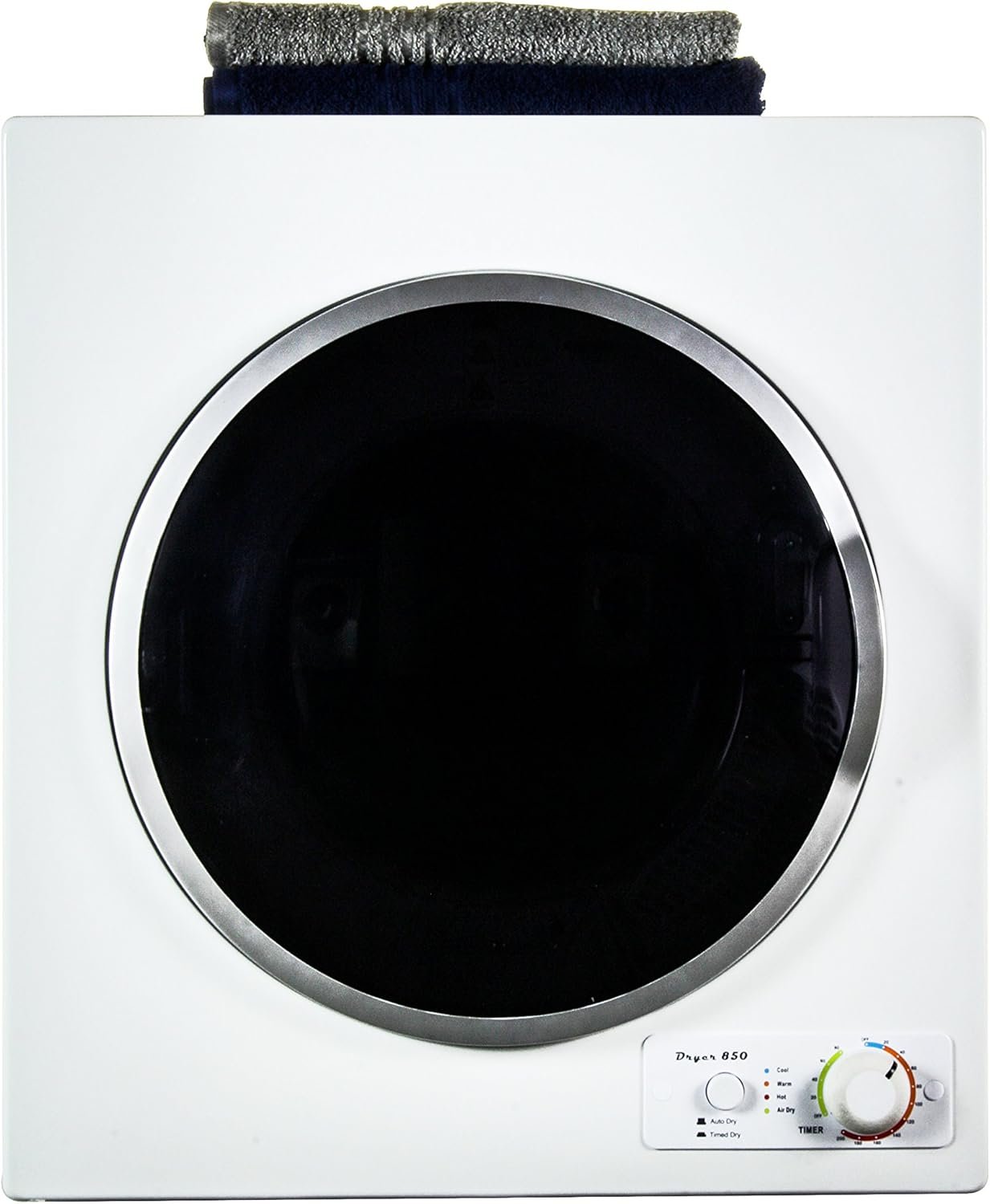 Equator 3.5 cu.ft. 110V Compact Auto/Time Vented Dryer in White