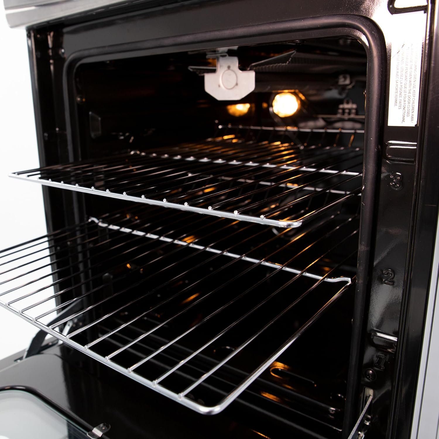Avanti GR2013CSS Gas Range Oven Compact Freestanding Design, 4 Sealed Burners with Electronic Ignition, 2.1 Cu.Ft. Capacity Features Storage Drawer Broiler and Accessories, 20-Inch, Black - Image 6