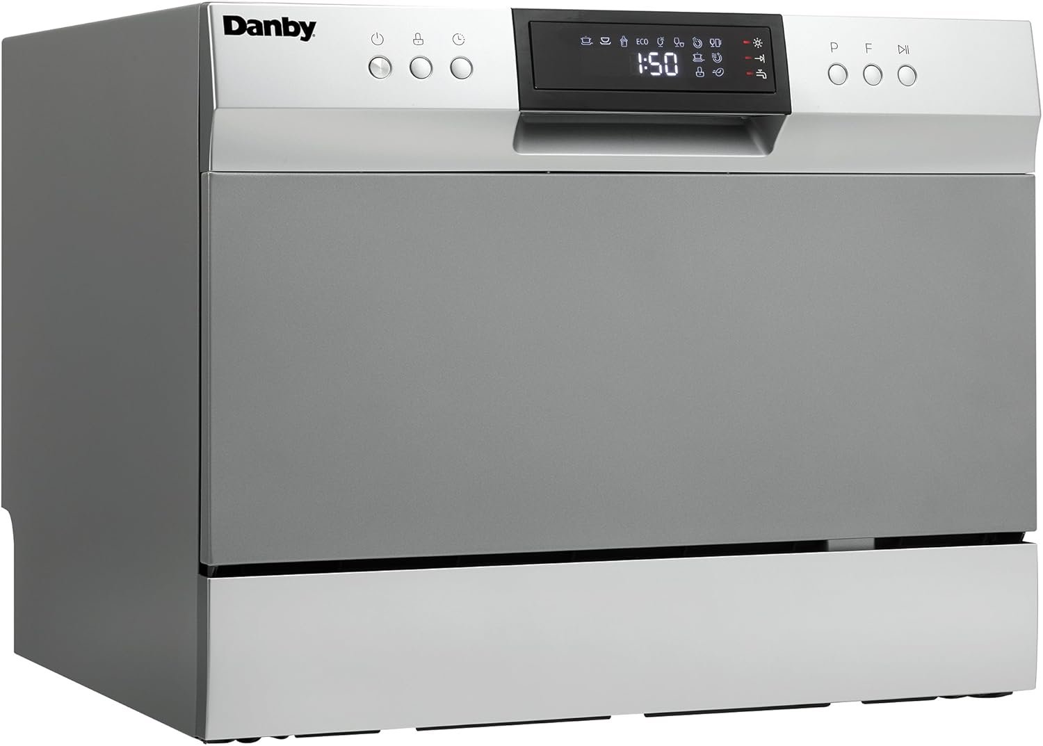 Danby DDW631SDB Countertop Dishwasher with 6 place Settings and Silverware Basket, LED Display, Energy Star - Image 2