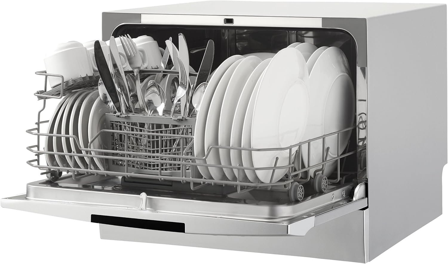 Danby DDW631SDB Countertop Dishwasher with 6 place Settings and Silverware Basket, LED Display, Energy Star - Image 9
