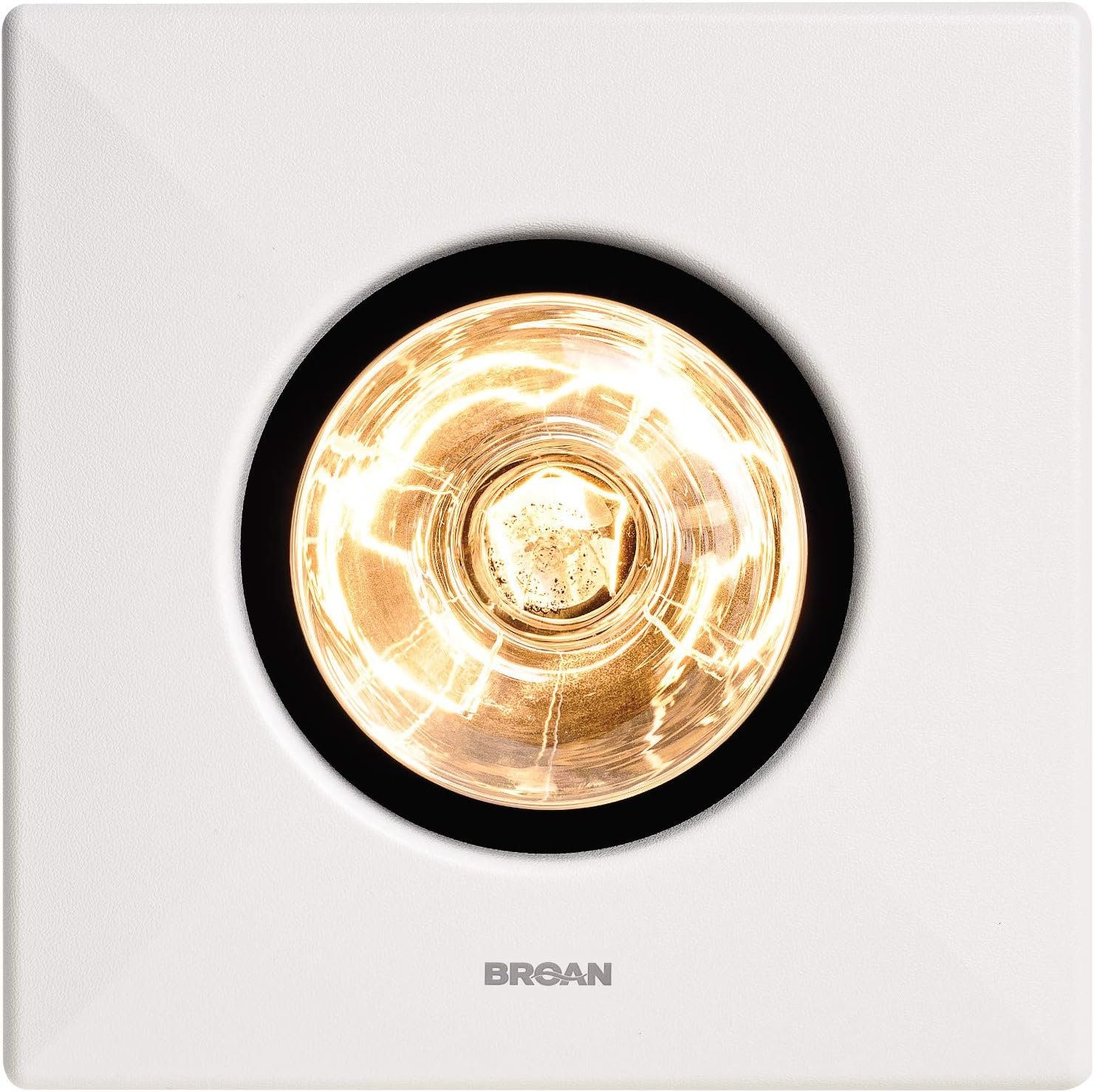 Broan-NuTone 162 Type IC Infrared Single-Bulb Ceiling Heater with Fan, 1, White - Image 3