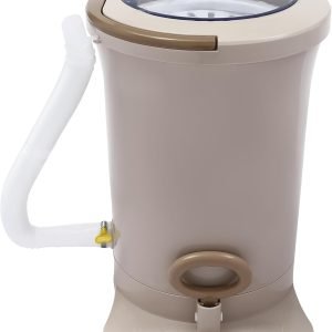 Hand Crank Clothes Wringer, Manual Clothes Dryer Dehydrator, Portable Lightweight Mini Clothes Dehydrator, Non Electric Pull Cord Spin Laundry Wringer, Small Cloth Washer For RV, Camping, Apartment