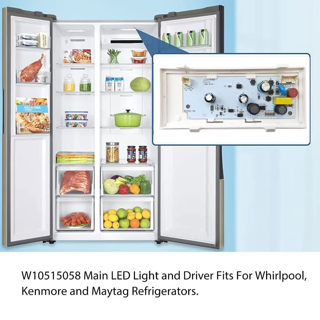 Superior WPW10515058 (AP6022534) replaces W10515058 3021142 PS11755867 Refrigerator Freezer Led Light Replacement for WRS331FDDM01 REFRIGERATOR SIDE-BY-SIDE - Image 4