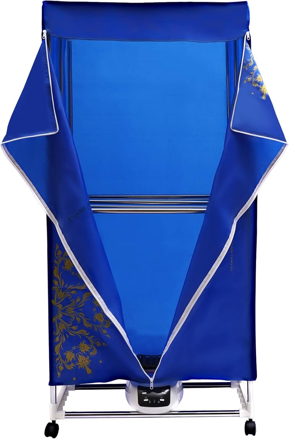 Portable Clothes Dryer 1200-1500W New Generation Electric Clothes Drying with Remote Control, Folding Wardrobe Drying Machine for Home, Apartment, Hotel, Timing Function, 3 Gears Adjustment - Image 5