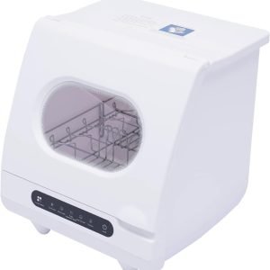 Portable Countertop Dishwasher,5 Washing Programs Mini Dishwasher with 5-Liter Built-in Water Tank,for Apartments, Camping and RV