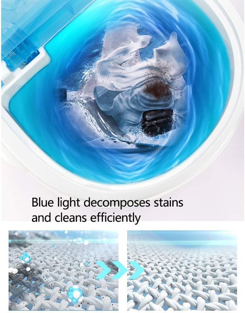Portable Mini Clothes Washing Machine for Compact Laundry,with Spin Dryer,Electric Durable Design Washer,for Camping Apartments Dorms Business. - Image 7