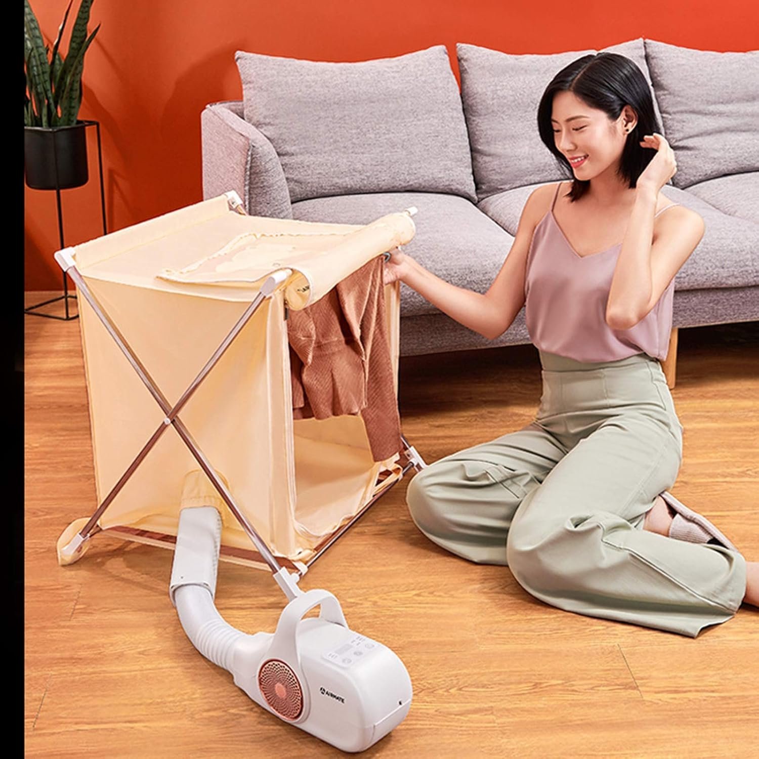 Compact Dryer, Electric Portable Clothes Dryer with 3 Automatic Working Mode for Small Living Spaces, Apartment Houses, dorms, RVs,Dryer + Drying Box - Image 3