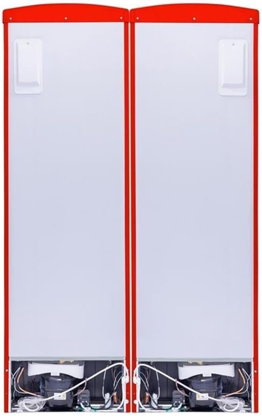24in Retro Set Refrigerator 11cf + Upright Freezer 8.3cf E-Star 110V (Red) - Image 4