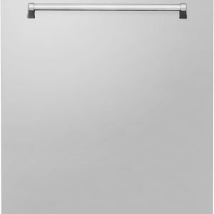 ZLINE 24" Tallac Series 3rd Rack Tall Tub Dishwasher in Stainless Steel, 51dBa (DWV-24) (304 Stainless Steel)