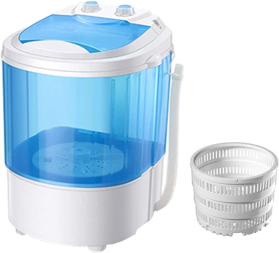 Portable Mini Clothes Washing Machine for Compact Laundry,with Spin Dryer,Electric Durable Design Washer,for Camping Apartments Dorms Business.