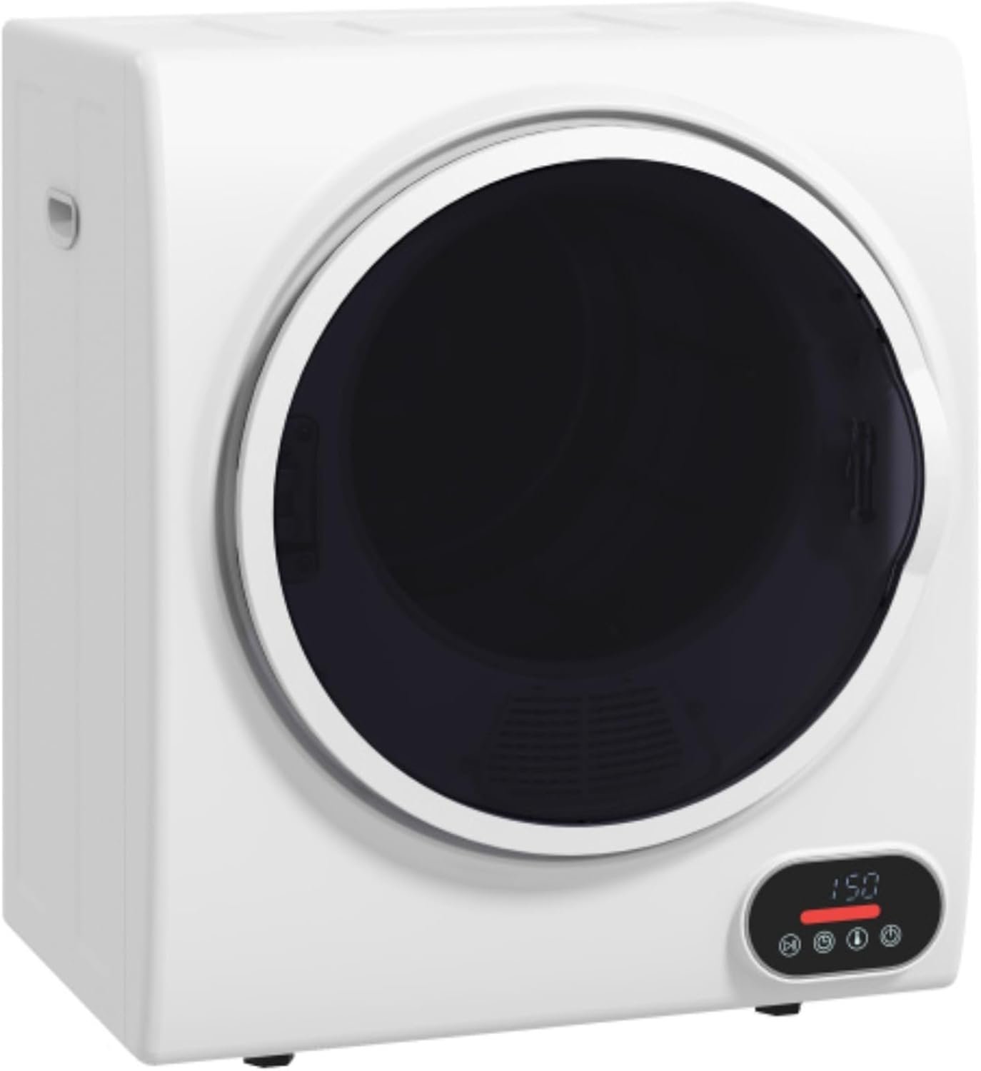 Portable Clothes Dryer, 120V 850W Compact Laundry Dryer with Intelligent Drying, 1.5 cu.ft Stainless Steel Drum, Front Load Electric Dryer for Apartments, Dorms, RVs, White