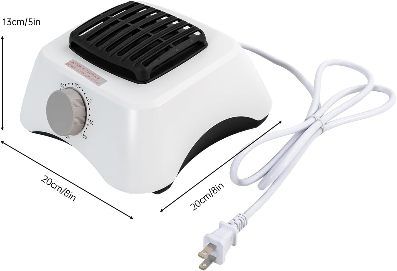 Portable Dryer 110V 1000W Electric Clothes Dryer Machine Fast Garment Dryer Heater 2-Tier Rolling Clothing Drying Rack with Wheels for Home Dorm Hotel Travel, Blue - Image 3
