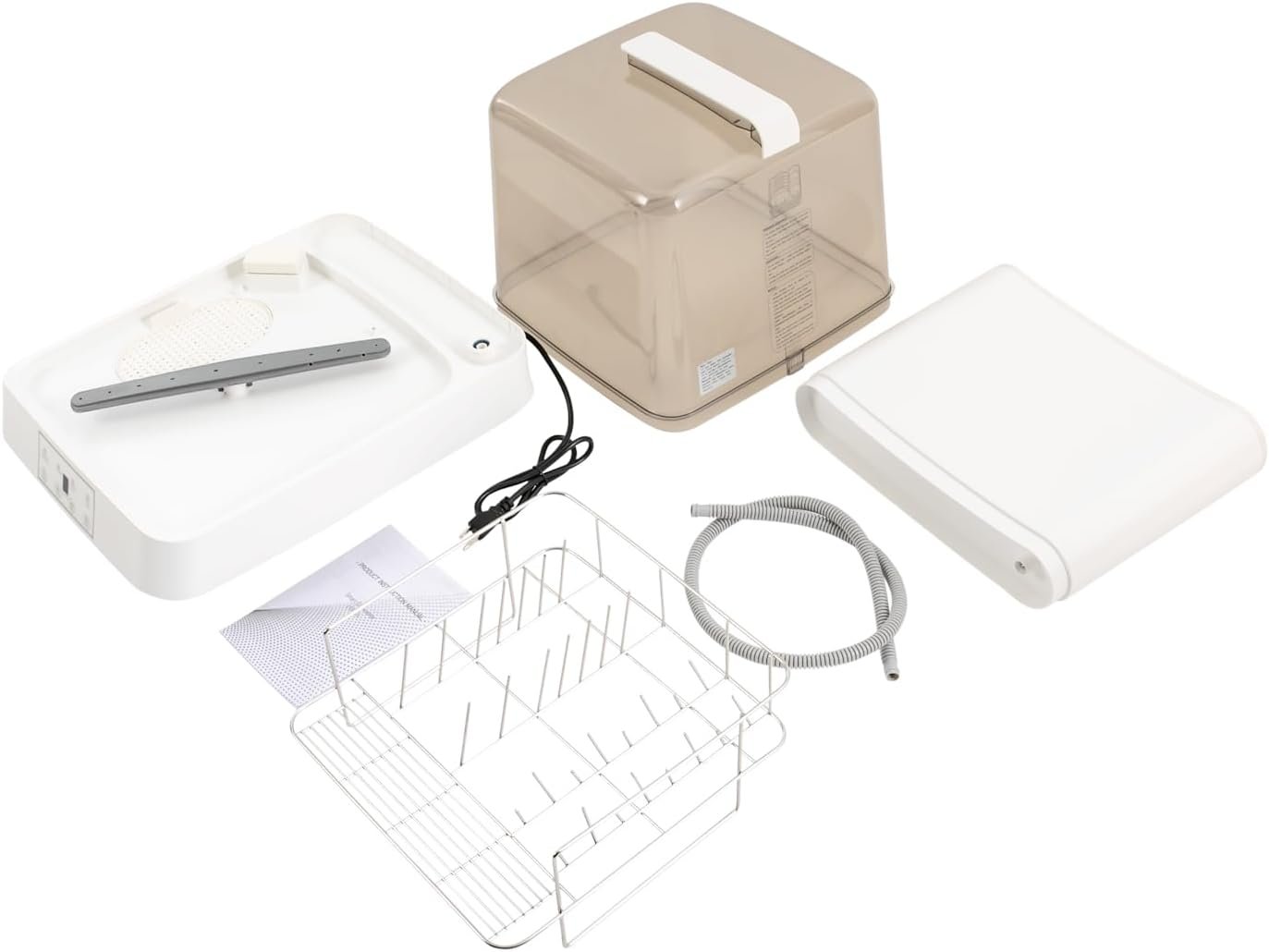 Transparent Countertop Dishwasher Mini Automatic Portable Dishwashing Multiple Washing Programs Dish Washer Machine with 1.59gal Water Tank 360° Rotating Spray for Apartments Dorms RVs - Image 8