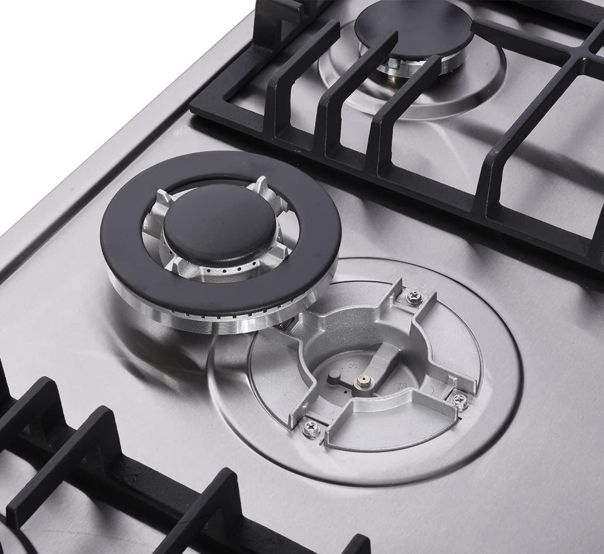 34 Inch Gas Cooktop DT5809 Built-in Stainless Steel 5 Burners Gas Stovetop LPG/NG Convertible Dual Fuel Gas Hob - Image 3