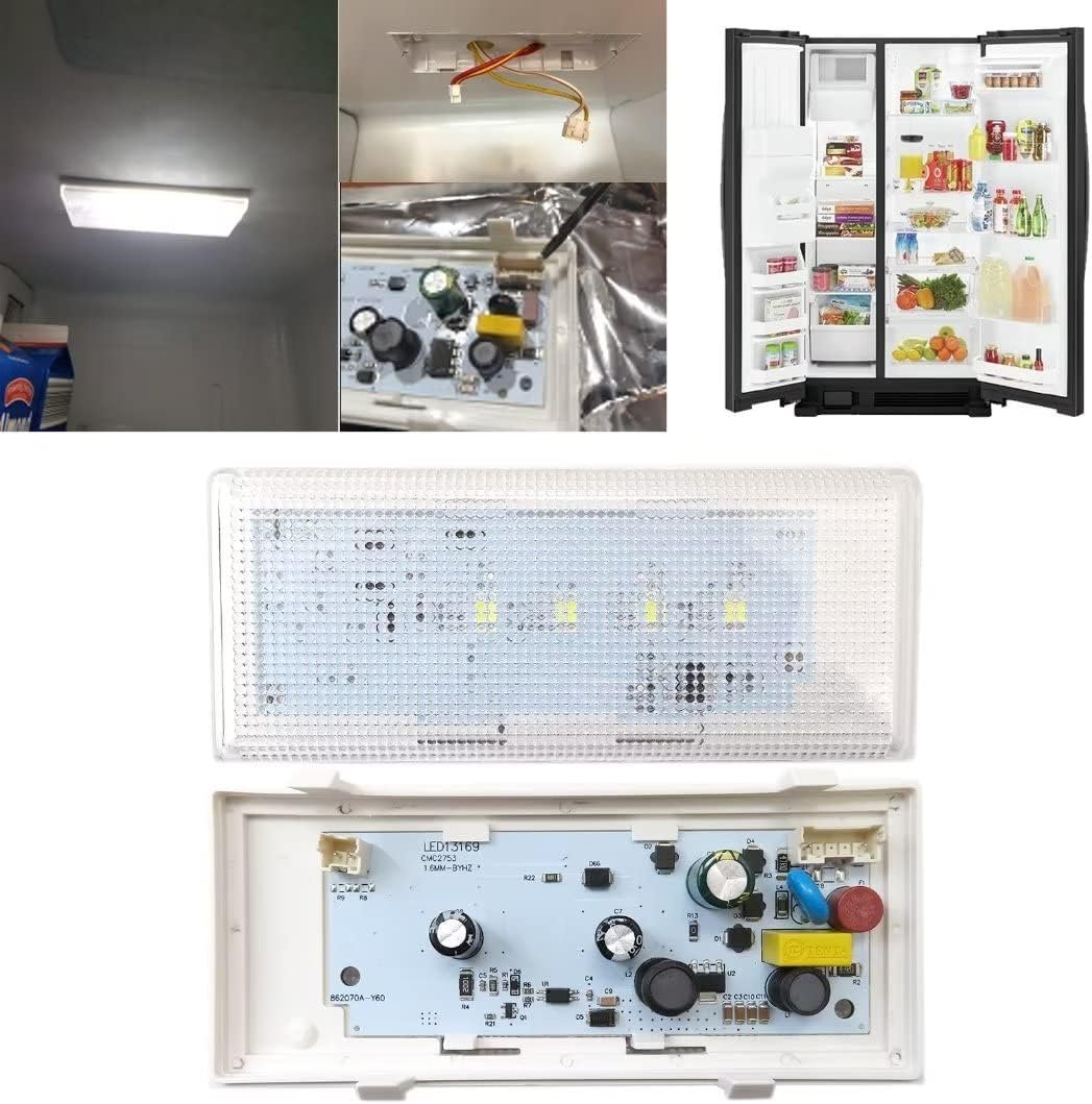 2024 Upgrade WPW10515058 (AP6022534) Replaces W10515058 3021142 PS11755867 Refrigerator Freezer Led Light for WRS325FDAT04 Refrigerator Side-by-Side W/Dispenser - Image 5