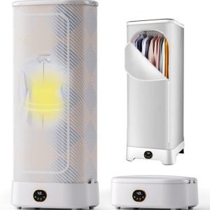 Portable Clothes Dryer - Portable Dryer,Electric Clothes Dryer, Automatic Ironing Machine,Underwear, Baby Clothes - Quick and Easy to Use Small/Compact Dryer Machine