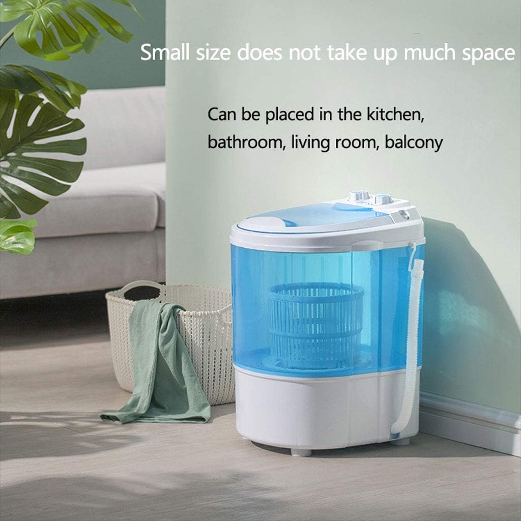 Portable Mini Clothes Washing Machine for Compact Laundry,with Spin Dryer,Electric Durable Design Washer,for Camping Apartments Dorms Business. - Image 4