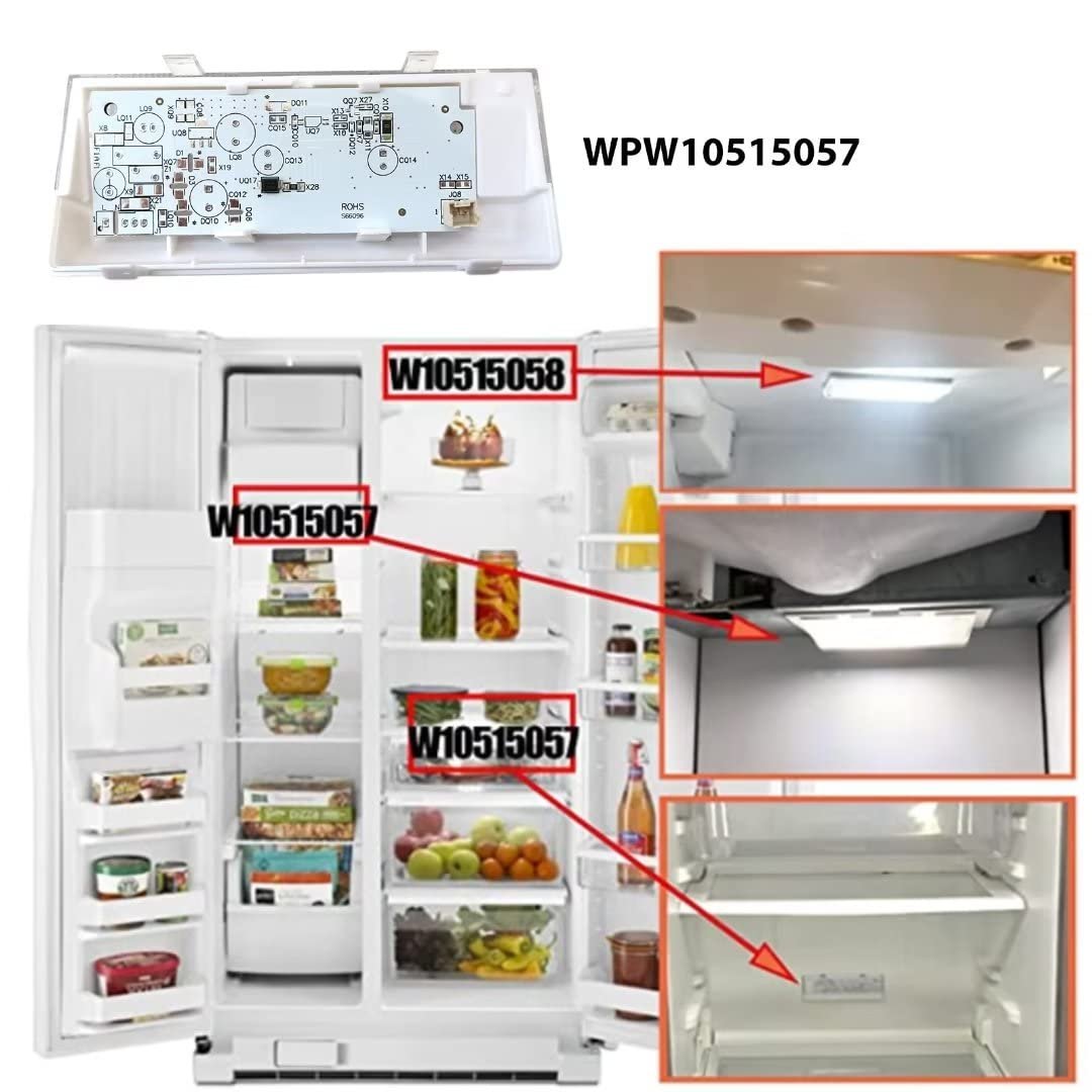 Specialized WPW10515058 (AP6022534) replaces W10515058 3021142 PS11755867 Refrigerator Freezer Led Light Replacement for 106.51792412 SIDE - Image 7