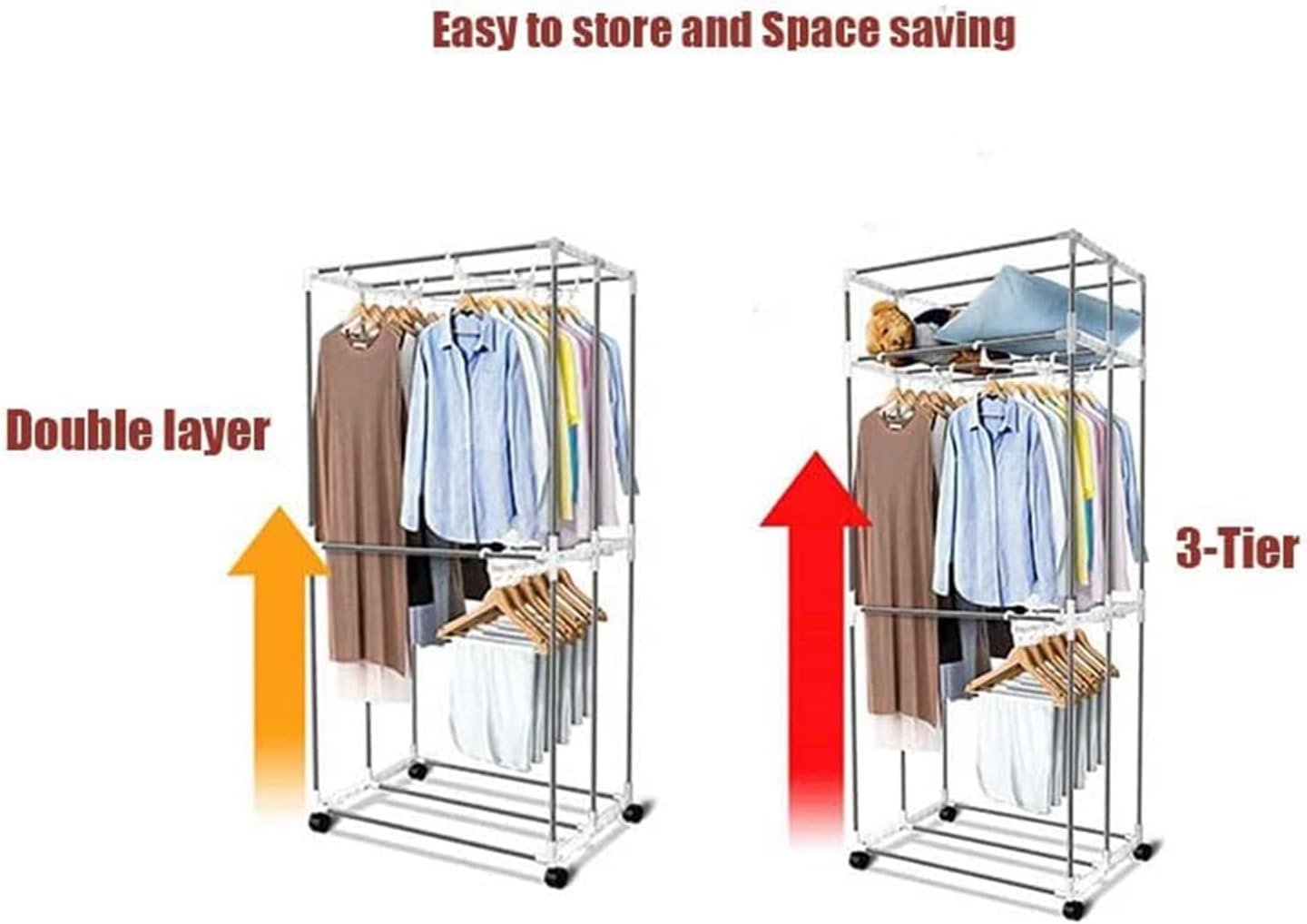 Clothes Dryer Electric Clothes Airer Dryer Indoor, Fast Drying Multi-Speed Heated Drying Rack For Clothes, Save Electricity Save Time, For Home Laundry Dorm - Image 7