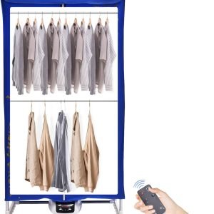 Clothes Dryer 110v Portable Dryer for Clothes 2 Layer Electric Clothes Dryer Machine with Timing Function and 3 Gears for Apartments RV Laundry Store Travel