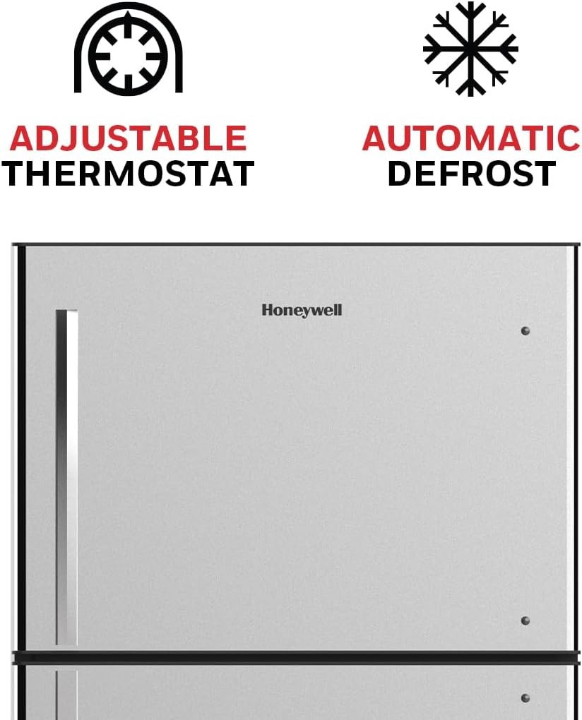 Honeywell H18TFW top Freezer Refrigerator, White - Image 6