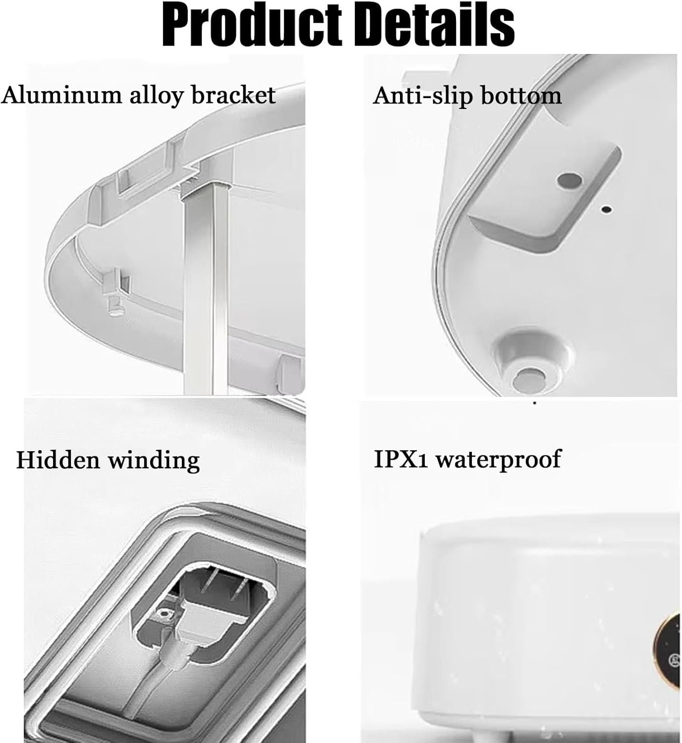 Portable Clothes Dryer, Vertical Foldable Dryer with Timer Function, Compact Electric Dryer for Apartments for Clothes & Fabric & Shoe with Remote Control - Image 6