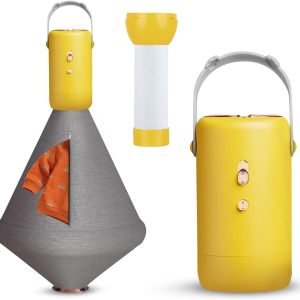 Portable Clothes Dryer, Mini Dryer, Heater in Winter, Compact Travel Dryer for RV, Van, Apartments, Hotels, Dorms, Travel, Camping. Odor remover, Foldable Big Clothes Bag and Drying Tube.