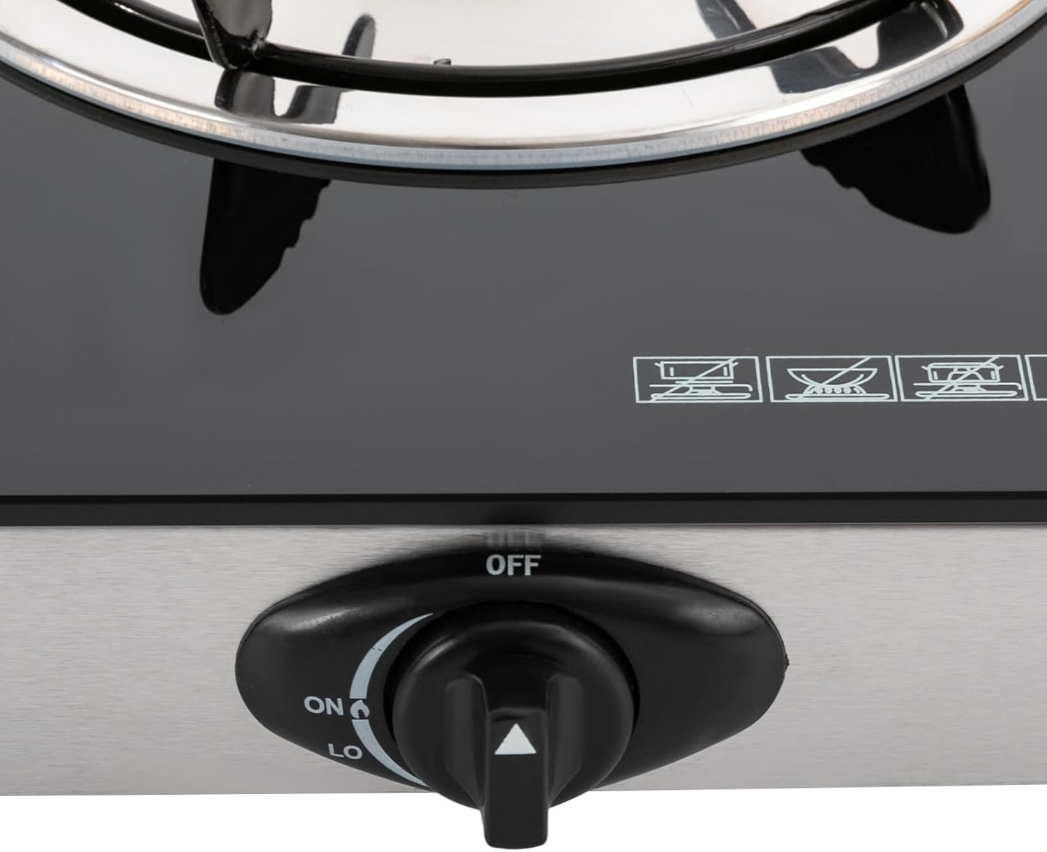 DYRABREST 28" Gas Stove 2 Burners Countertop Gas Stove Cooktop Portable Stainless Steel Propane Stove Auto Ignition LPG Stove Dual Burner Camping Stove for RV, Outdoor Kitchen Apartment - Image 7