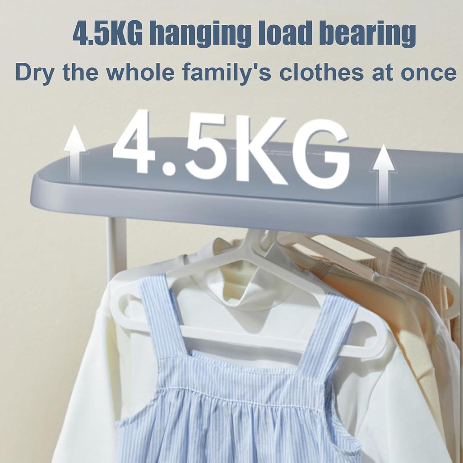Electric Clothes Dryer - Portable Heated Clothes Airer with 360 Min Timer for Travel and Apartments - Efficient Drying Solution for Small Spaces - Image 5