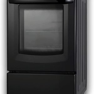 Summit 20” Electric Smooth Top Range, Large 2.3 cu.ft Oven, ADA Complaint, Black- REX2051BRT
