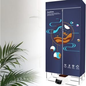 Electric dryers for clothes, Intelligent Constant Temperature Fast Drying Heated Clother Dryer, Quickly Drying, Timer, Easy to Use (Color : B)