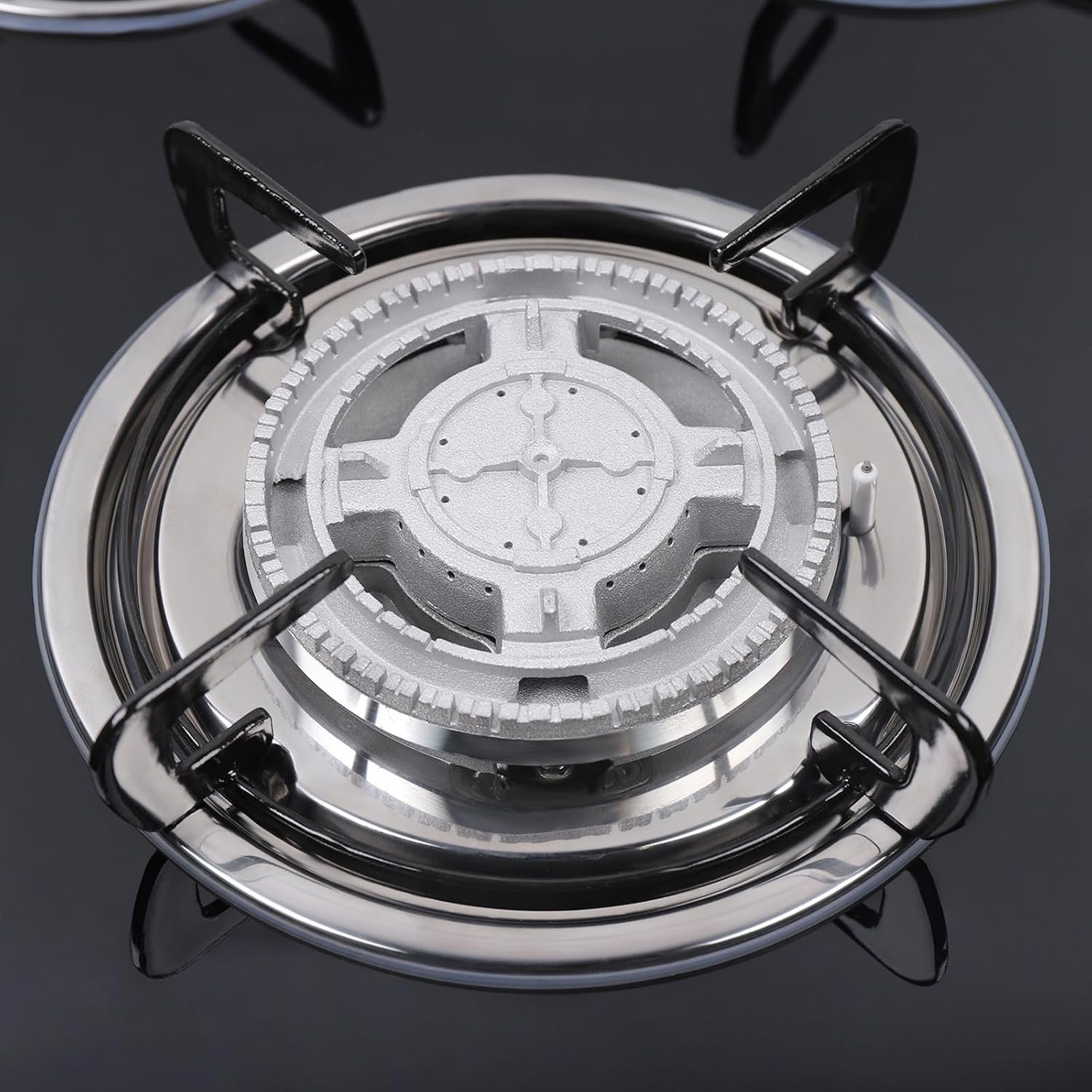 5 Burner Gas Cooktops, 30In Built in Kitchen Stove Top Gas Cooktop, Glass Cooktop, Gas Stoves, Kitchen Frying Equipment for Homes Kitchen/Restaurant Cook (Without Extinguishing Protection) - Image 5