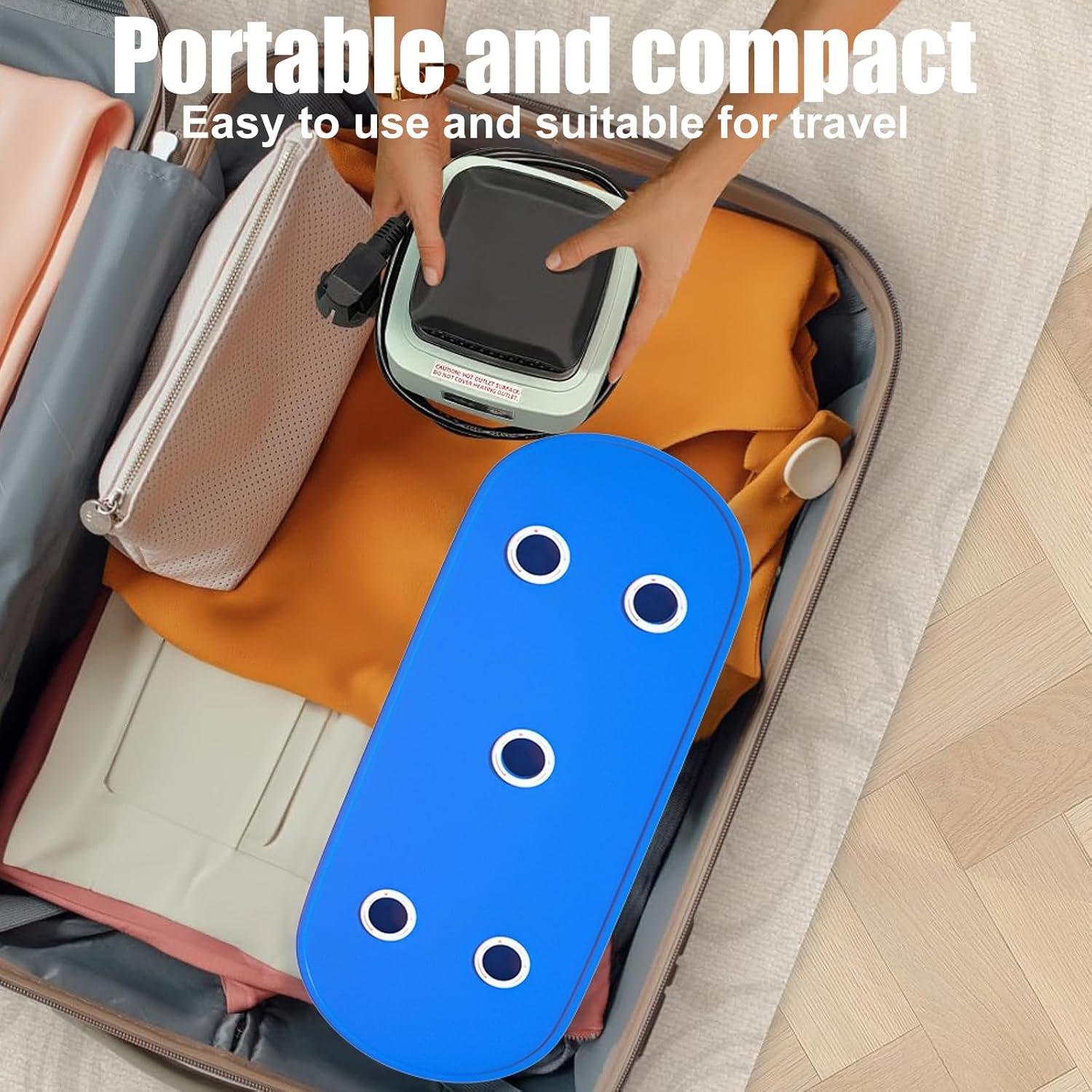 Portable Clothes Dryer, Small Compact Foldable Electric Drying Machine with Dry Bag for Travel,RV, Home,Apartment (wizi02) - Image 5