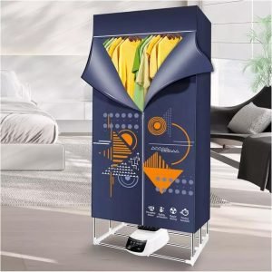 Electric dryers for clothes, Intelligent Constant Temperature Fast Drying Heated Clother Dryer, Quickly Drying, Timer, Easy to Use (Color : A)