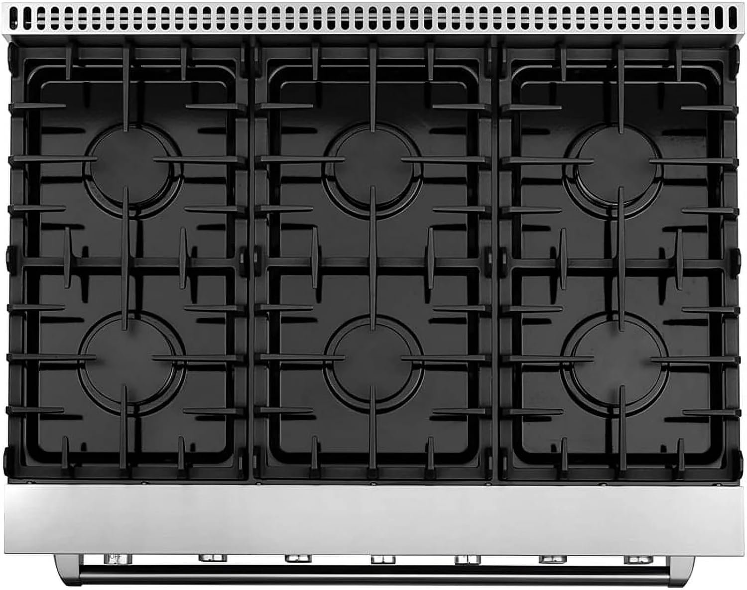 36-inch Pro-Style Natural Gas Range or Liquid Propane Gas Range with 6 high-powered Burners, 6.0 cu. ft. Convection Oven in Stainless Steel - Image 3